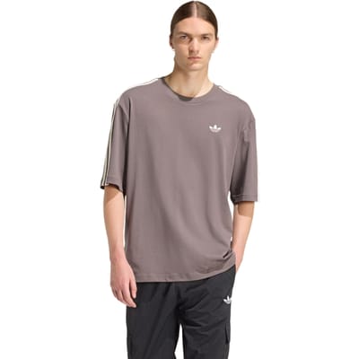 Adidas adicolor T-shirts Heren - Grijs - Maat L - Katoen Jersey