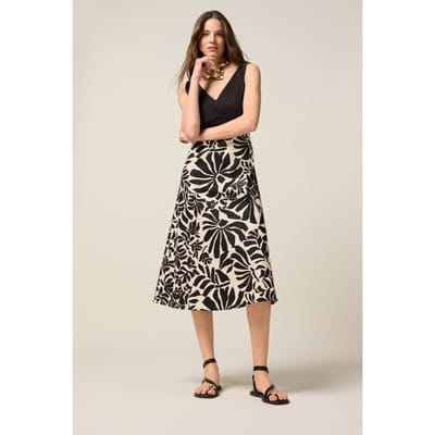 Oltre Combined Midi Dress Black Size: 36 | Midi Dresses Outlet | Dames | Zwart