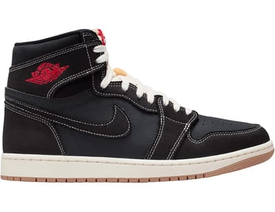 Air Jordan 1 High OG Flight Club Heren Sneakers Zwart Zeil Gom-Middenbruin II9811-001 48.5 black