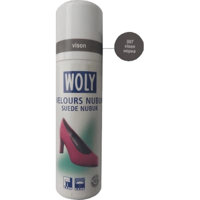 Woly suède velours nubuck liquid Vison (Schoenonderhoud - Kleurhersteller)