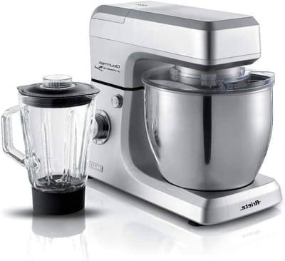 Keukenmachine - Planeetmixer Mixer - Zoete Hartige Recepten - 6 Snelheden - 7 Liter Kom - Zilver