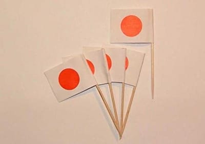 U24 vlaggen tandenstoker Japan vlag vlag minipicker