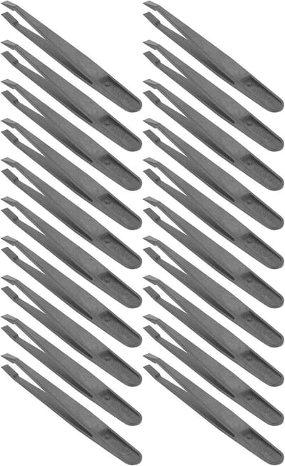 Anti-statisch Pincet - Precisie Tangen - Elektronica Reparatie - Hittebestendig Materiaal - 20 Stuks - Zwart