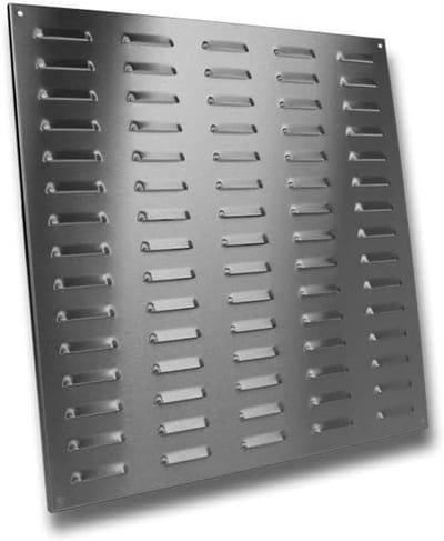 Ventilatiegrille RVS - Rooster RVS - Buiten Ventileren - Weerbestendig - 500x500 mm - Zilver