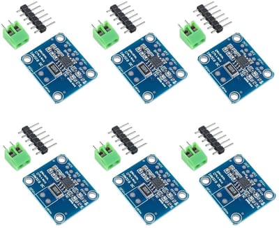 I2C Interface Bi-directionele DC Stroom- en Vermogensmonitoring Sensor Module voor Arduino en Raspberry Pi - 6 stuks
