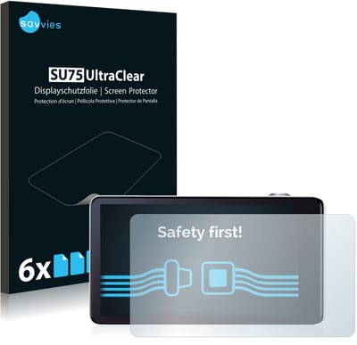 Savvies - Screenprotector voor Samsung Galaxy Camera EK-GC100 - Folie Beschermfolie transparant 6 Stuks