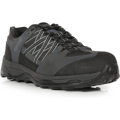 Regatta Heren Clayton Safety Trainers (Zwart/Briar)
