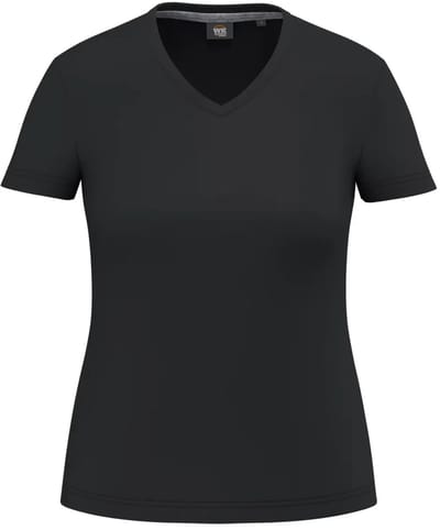 Duurzame V-hals antibacteriële t-shirt voor dames WK. Designed To Work
