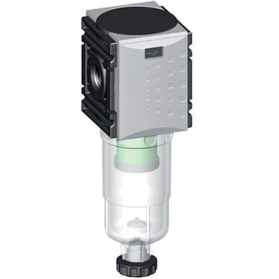 Voorfilter 0,3 micron G1/4'' 140l/min Semi-Auto Polycarbonaat Futura 0