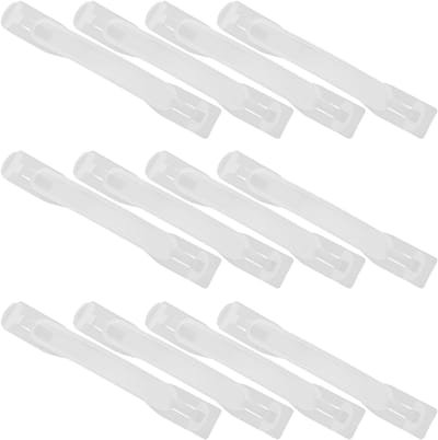 Plastic Handgrepen - Draaghendels Dozen - Verhuisdozen Verplaatsen - Duurzame Kwaliteit - 100 Stuks - Transparant