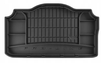 Premium Rubber Kofferbakmat met Organizer Functie – Geschikt voor OPEL Meriva B (2010-2017) – Onderste Laadvloer – TPE – Anti-slip – Hoge Rand (5cm)