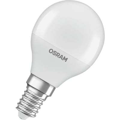 OSRAM LED Classic Star, druppel, mat, E14, 4,9 W, 2.700 K