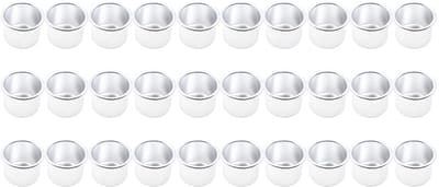 Dailygoods- Kaarsenhouder 30 stuks - Creatieve Bekerhouders - Zilveren Kandelaar - Taps Toelopende Decoratie - Perfect voor Bruiloften/Festivals