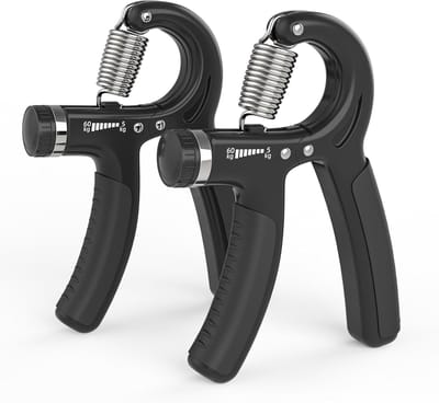 Verstelbare Hand Gripversterker voor Krachttraining - 5-60kg, Anti-Slip Hand Trainer met Counter