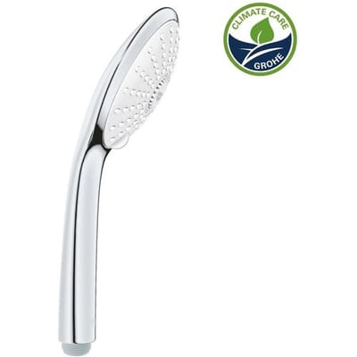 Grohe Euphoria Handdouche - diameter 11cm - 3 straalsoorten - rain - massage - SmartRain sproeiplaat - EcoJoy - chroom