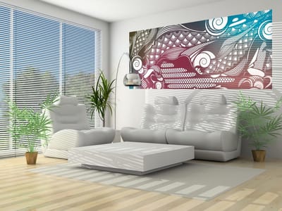Abstract Art Photo Wallcovering