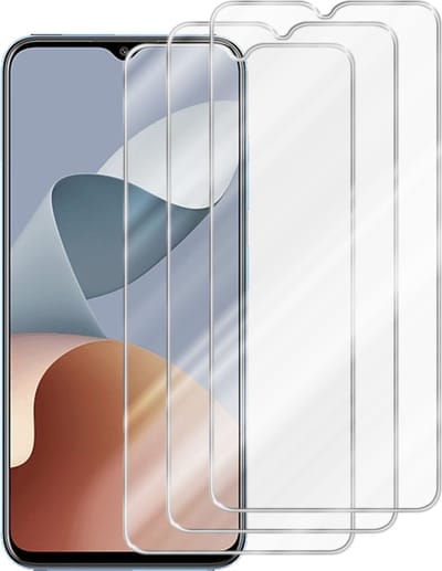 Cadorabo 3x Screenprotector geschikt voor ZTE Blade A73 4G - Beschermende Pantser Film in KRISTALHELDER - Getemperd (Tempered) Display beschermend glas in 9H hardheid met 3D Touch