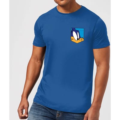 Looney Tunes Roadrunner Faux Pocket T-shirt - Blauw - S