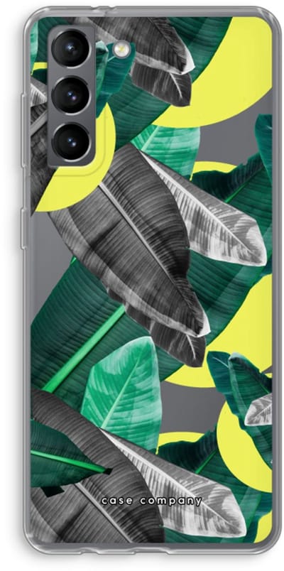 Hoesje geschikt voor Samsung Galaxy S21 hoesje - Fantasie jungle - Soft Cover Telefoonhoesje - Bescherming aan alle Kanten en Schermrand
