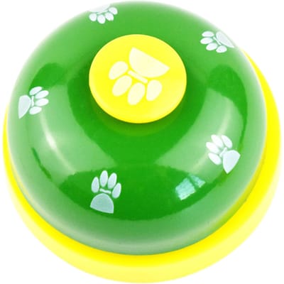 Huisdier Trainingsbel De Hond Pootafdrukken Huisdier Reactie Trainingsbel Huisdier Intelligentie Speeltje green