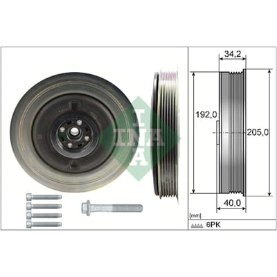 Schaeffler Ina Riemschijvenset, krukas INA 544 0504 20
