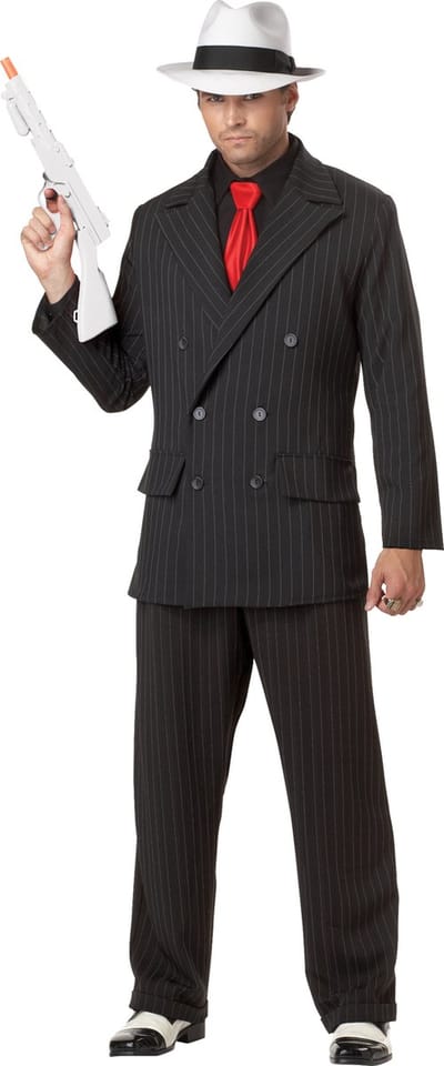 Luxe gangster kostuum voor heren  - Verkleedkleding - Medium