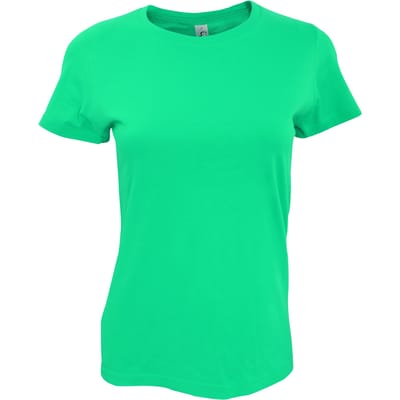 SOLS Dames/dames Imperial Heavy Short Sleeve T-Shirt (Smaragd)