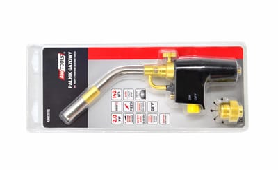 AWTools AW13815 - Turbo Gasbrander - Solderen - Piezo Ontsteking - 360° Werken - Voor MAPP en Propaan