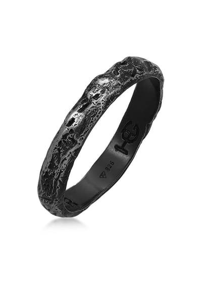 Haze & Glory - Ring - HG HAZE & GLORY - Ring voor Heren in 925 sterling zilver, Sieraden voor Heren, Zilveren ring geoxideerd, Cool, Sun Chaser - Heren