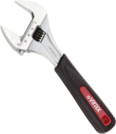 Verstelbare Moersleutel - Griptang Sleutel - Vastzetten Bouten - Extra Grote Opening - 215mm 8-12 Inch - Zwart