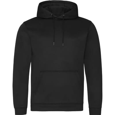 Just Hoods Sports Polyester Hoodie JH006 - Jet black - S