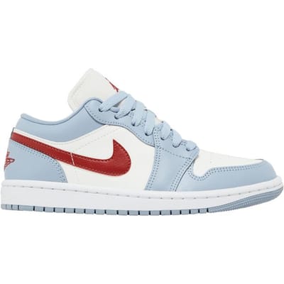 Jordan 1 Low Blue Whisper Dune Red (Vrouwen) 36