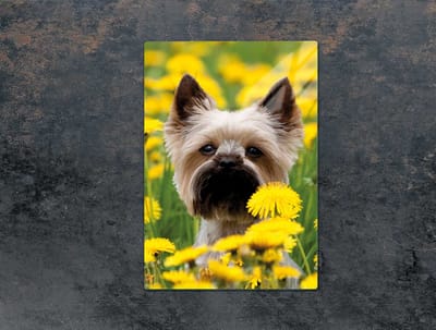 TMK ArtDeko Serie - Glazen Snijplank - 35x52 cm - Aspecten: Hond - Veilig en Multifunctioneel
