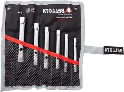Steeksleutelset - Moersleutel set - Aan- en afstelwerkzaamheden - Chroom-vanadium-staal - 6 stuks - Standaard