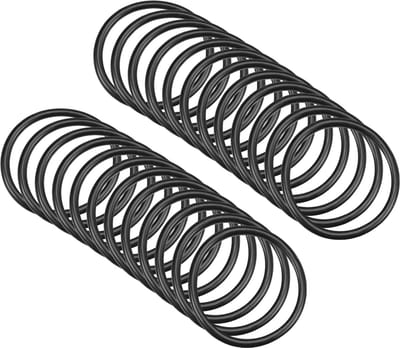 30 mm x 25 mm x 2,5 mm, nitrilrubber, O-ringen, 25 stuks, ronde afdichtring voor kraan, loodgieter, reparatie, afdichting, zwart, 30 mm x 25 mm