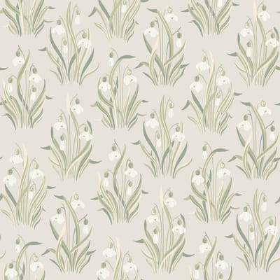 Boråstapeter Vliesbehang 4835 - New Heritage - Botanisch Beige - 53cm x 10.05m