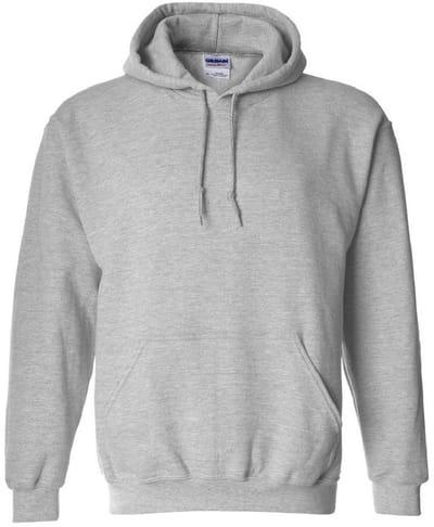 Gildan Zware Blend Volwassen Unisex Hooded Sweatshirt / Hoodie (Sportgrijs)