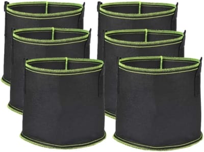 Famanu – Kweekzakken 6 stuks, 4,67 gallon, niet-geweven stof, ademend