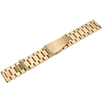Bracelet de Montre en Acier Inoxydable 3 Maillons à Libération Rapide Bracelet de Montre pour Gear S3 S2 beige