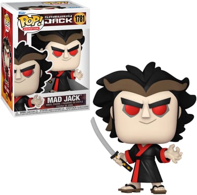 Funko Samurai Jack Pop! Animation Vinyl Figure Mad Jack 9 cm Mini-Figuur