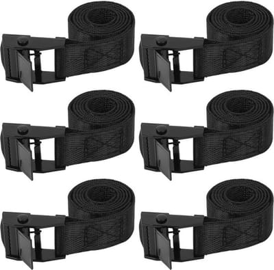 Spanbanden Korte 20 mm - Verstelbare Sjorbanden - Metalen Klemgesp - Duurzaam Nylon - 50 cm - Hoge Draagkracht
