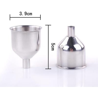 Trechter Roestvrij staal Draagbare mini kleine mond trechters Bar wijnfles Universele lange mond trechter Keuken accessoire