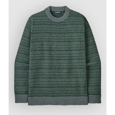 Patagonia Recycled Wool-Blend Gebreide Trui blauw