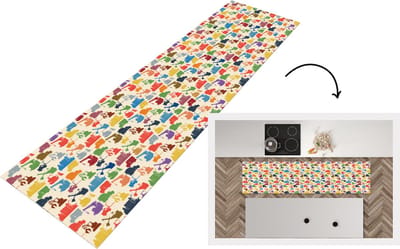 Keukenloper - Loper keuken - Patronen - Kraan - Boot - 200x50 cm - Keukenloper vinyl