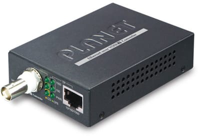 PLANET VC-232G netwerk media converter 300 Mbit/s Zwart