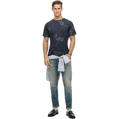 Superdry - Classic Essential T-shirt met print - Heren - T-shirts