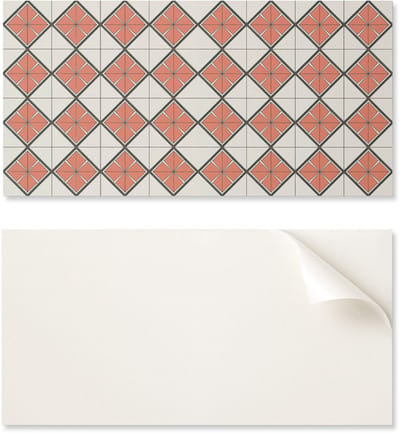 Zelfklevend vinyl wandpaneel 100x50 cm met geometrisch ruitpatroon
