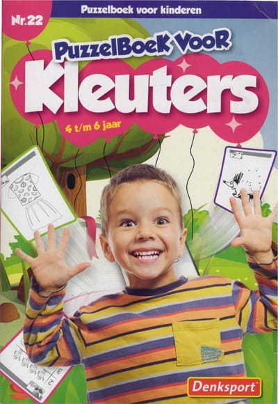 Denksport Varia Puzzelboek Nr.22 - Puzzelboek Voor Kleuters 4 t/m 6 Jaar