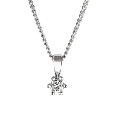Orolino Halskette Gold 585 mit natürlichem Brillant 0,15ct.