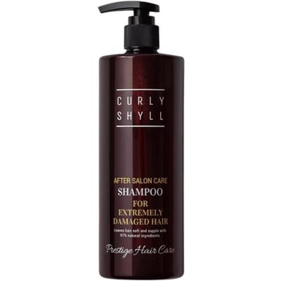 [CURLYSHYLL] Shampooing Soin Après-Salon Pour Cheveux Extrêmement Abîmés 500g black